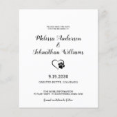 Begroting Eucalyptus Pet Wedding Dog bewaart de da (Achterkant)