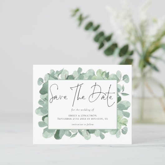 Begroting Eucalyptus Photo Weddenschap Save the Da (Staand voorkant)