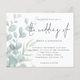 Begroting Eucalyptus Powder Blue Weddenschap