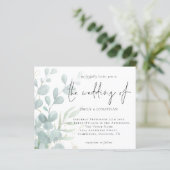Begroting Eucalyptus Powder Blue Weddenschap (Staand voorkant)