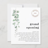 Begroting Eucalyptus QR-code Winkel grote opening (Voorkant)