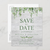 Begroting Eucalyptus Rustic slaat het Briefkaart D (Voorkant / Achterkant)