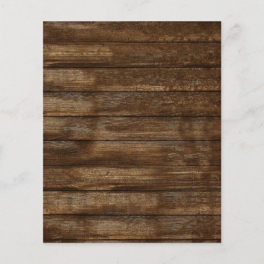 Begroting Eucalyptus Rustic Wedding Invitations Flyer (Achterkant)