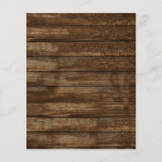 Begroting Eucalyptus Rustige houten Baby showers L (Achterkant)