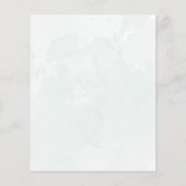 Begroting Eucalyptus Sage Green Waterverf Weddensc (Achterkant)