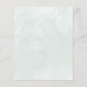 Begroting Eucalyptus sage green Weddenschap (Achterkant)