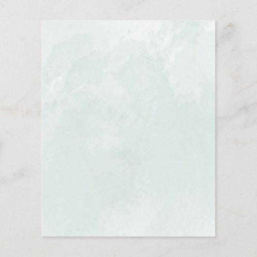 Begroting Eucalyptus sage green Weddenschap (Achterkant)