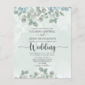 Begroting Eucalyptus sage green Weddenschap (Voorkant)