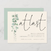 Begroting Eucalyptus Sage Ivory op datum (Voorkant / Achterkant)