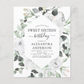 Begroting Eucalyptus Sweet Sixteen Birthday (Voorkant)