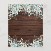 Begroting Eucalyptus & uitnodiging tot het indiene (Achterkant)