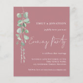 Begroting Eucalyptus Weddenschap Avond Pink (Voorkant)