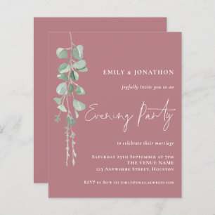 Begroting Eucalyptus Weddenschap Avond Pink