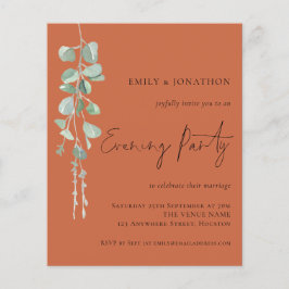 Begroting Eucalyptus Wedding Evening Party Terraco