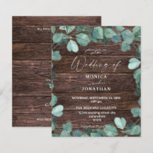 Begroting Eucalyptus & Wood Greenery Wedding