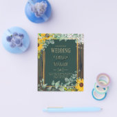 BEGROTING Eucalyptus - Zonnebloemen - Rustige kant Flyer (Enkel)