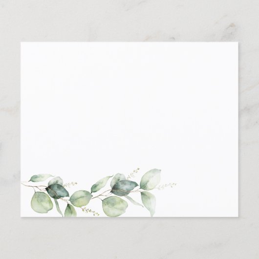 Begroting Eucalyptus Zwangerschap Baby (Achterkant)