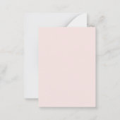 Begroting Floral 60th Birthday Dusty Blue Pink Kaa Notitiekaartje (Achterkant)