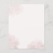 Begroting Floral 60th Birthday Party Invitation (Achterkant)