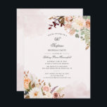 Begroting Floral 60th Birthday Party Invitation<br><div class="desc">Het Botanische Briefkaart van de Uitnodiging van de Partij van de Dagen van de begroting 60th kunt u met uw partijdetails gemakkelijk aanpassen door de knoop "aan te passen aan te klikken. Met moderne florale bouquet,  sappig en script moderne typografie. Ideaal voor een verrassingsfeestelijke uitnodiging voor elke mijlpaalfeest</div>