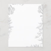 Begroting Floral 70th Birthday Party Invitation (Achterkant)