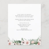 Begroting Floral Address Change Moving Notice (Achterkant)