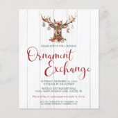 Begroting Floral Antlers kerstversiering (Voorkant)