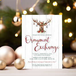 Begroting Floral Antlers kerstversiering