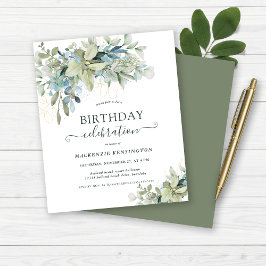 Begroting Floral Eucalyptus Birthday Celebration