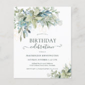 Begroting Floral Eucalyptus Birthday Celebration (Voorkant)