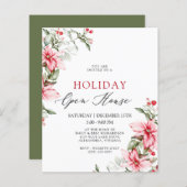 Begroting Floral | Feitenbrochure voor feestdagen (Voorkant / Achterkant)