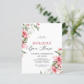 Begroting Floral | Feitenbrochure voor feestdagen (Staand voorkant)