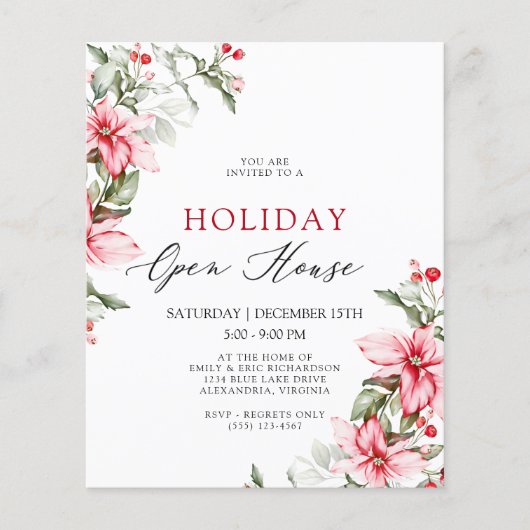 Begroting Floral | Feitenbrochure voor feestdagen (Voorkant)