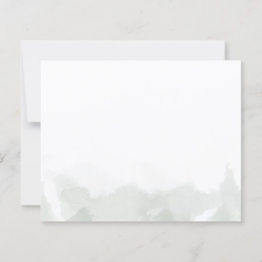 Begroting Floral Pink New Address Moving Aankondig (Achterkant)