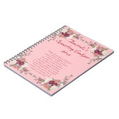 Begroting Floral Rozen Ledger Beginner Notitieboek (Linkerzijde)