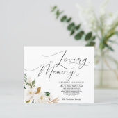 Begroting Floral Sympathie Geheugen /Dank u. (Staand voorkant)