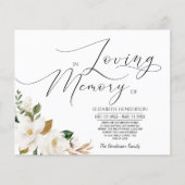 Begroting Floral Sympathie Geheugen /Dank u. (Voorkant)