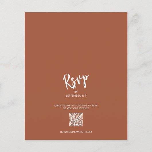 Begroting Floral Terracotta all in one Wedding Inv (Achterkant)