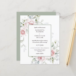 Begroting | Floral Wedding Flyer