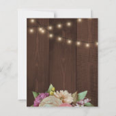 Begroting florale houtwagen uitnodiging (Achterkant)