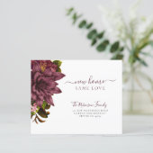 Begroting florische elegante bewegende aankondigin (Staand voorkant)