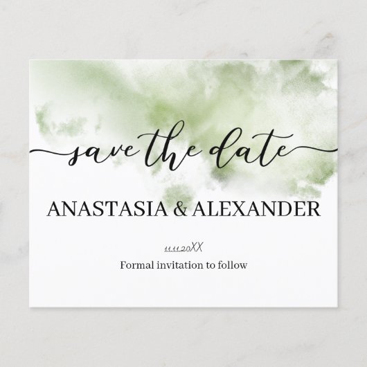 BEGROTING/Flyer. Save the date. Flyer (Voorkant)