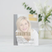 Begroting Foto achtergrond 50e verjaardag (Staand voorkant)