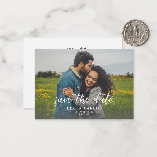 Begroting Foto en kalligrafie 2A Lichtere H Opslag Notitiekaartje (Voorkant / Achterkant in situ)