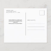 Begroting Foto Eucalyptus Greenery Save the Date (Achterkant)