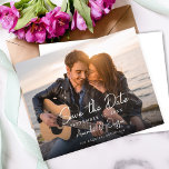 Begroting Foto- Handschrift H Opslaan datum 3<br><div class="desc">** SATIN PAPIER IS PAPIER THIN. UPGRADE HET PAPIER VOOR EEN THICKERPAPIER. HEEFT EEN OPTIE VOOR ENVELOPES. *** Bespaar geld op formele uitnodigingen met deze kleinere uitnodiging die een optie voor enveloppen heeft. Bereid uw gasten voor op de geweldige bruiloft met uw foto - Horizontaal handschrift Save the Date Cards....</div>