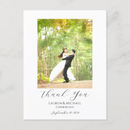 Begroting Foto - Hartelijk dank - Briefkaart