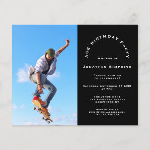 Begroting Foto Man elke zondag uitnodiging