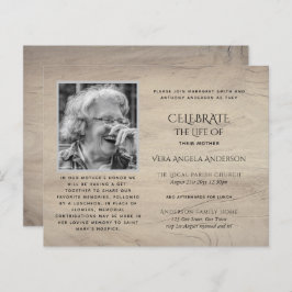 BEGROTING FOTO Uitvaart uitnodigingen