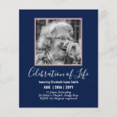 BEGROTING FOTO Uitvaart uitnodigingen (Voorkant)